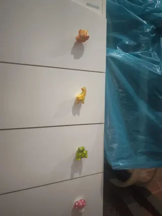 Cómoda cambiador bebé blanca