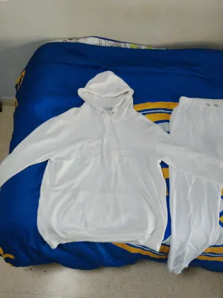 Chándal Blanco Lacoste Talla L