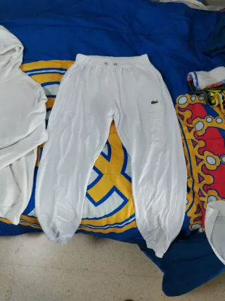 Chándal Blanco Lacoste Talla L