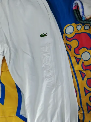 Chándal Blanco Lacoste Talla L