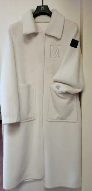 Cappotto Montereggi Bianco Tg 46/48 Nuovo