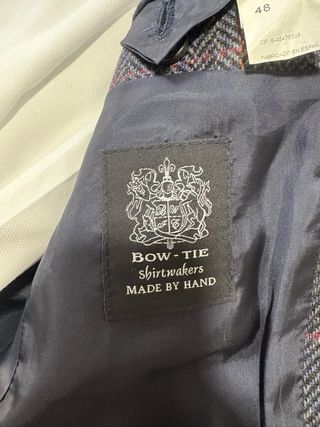 Americana gris de tweed