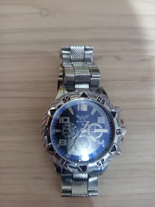 Reloj Zhowe Azul y Plateado Sin Usar Sin caja