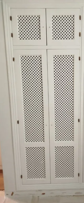 Puertas de armario blancas