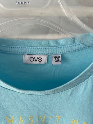 Maglietta OVS Azzurra Excuse Loading 8/9 anni sc27