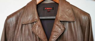Chaqueta de piel TORRAS Marrón Talla M