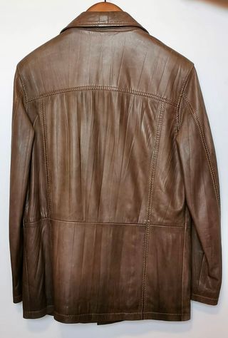 Chaqueta de piel TORRAS Marrón Talla M