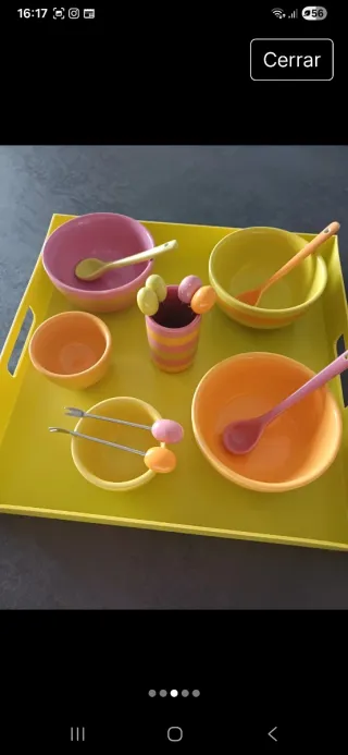 Juego de cerámica para aperitivos