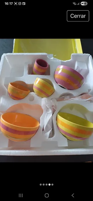 Juego de cerámica para aperitivos