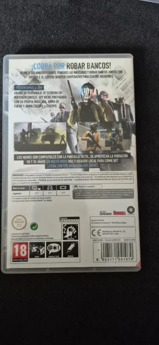 Juego Nintendo Switch Payday 2