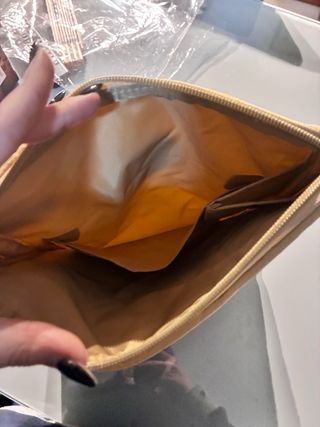 Borsa Passeggiata Cane QISU Nuova Beige Oro