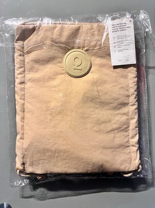 Borsa Passeggiata Cane QISU Nuova Beige Oro