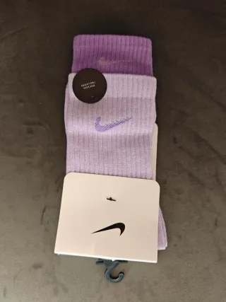 Calcetines Nike Talla Única Morado/Rosa