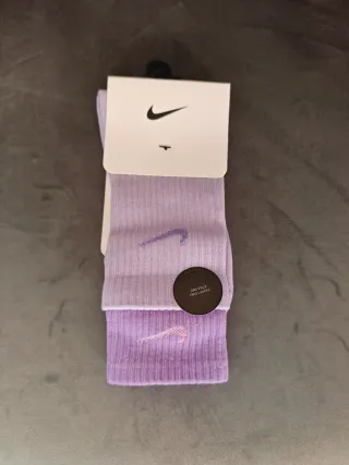 Calcetines Nike Talla Única Morado/Rosa