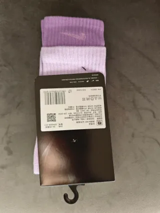 Calcetines Nike Talla Única Morado/Rosa