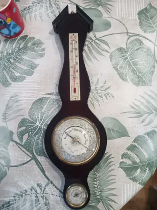 Estación Meteorológica Pared Madera