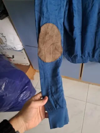 Jersey fino azul Massimo Dutti