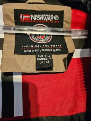 Abrigo Geographical Norway Beige Talla M