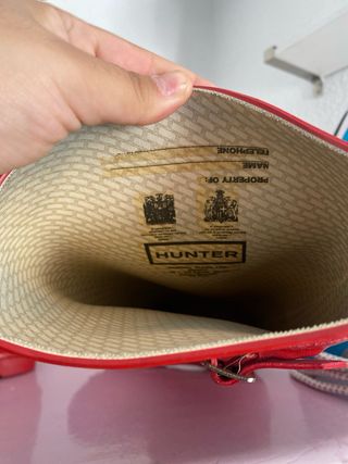 Botas de agua Hunter rojas
