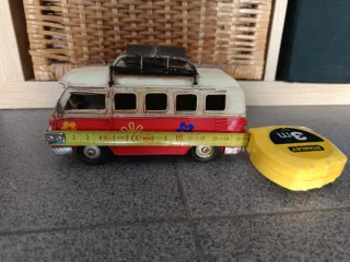 Furgoneta hippie decorativa vintage