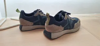 Zapatillas Munich XEMINE Beige/Azul/gris.