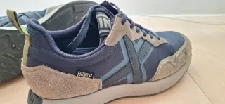 Zapatillas Munich XEMINE Beige/Azul/gris.