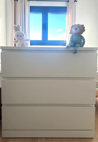 Cómoda Malm 3 cajones Ikea