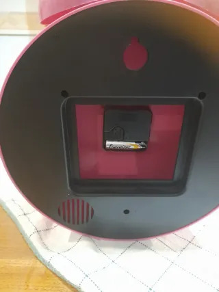 Orologio da tavolo rosa vintage Misura 24x34