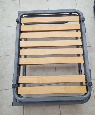 Somier Plegable Metal y Madera