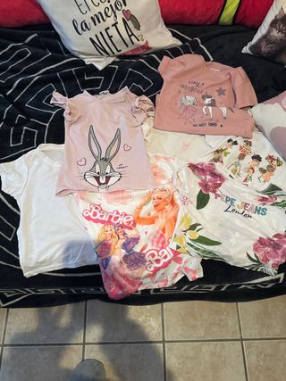 Lote Camisetas Niña Talla XS