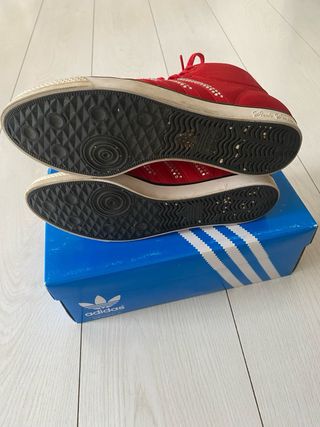 Zapatillas Adidas Rojas Mujer con Strass