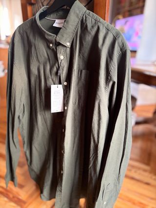 Camisa Jack & Jones Verde Talla XL