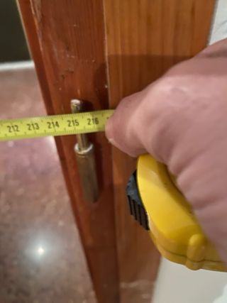 Conjunto 3 puertas madera maciza con cristal