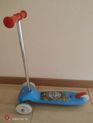 Patinete infantil 3 ruedas Paw Patrol