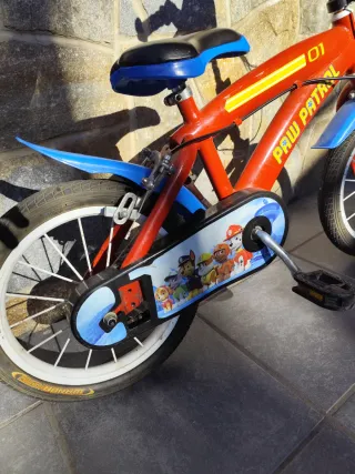 Bicicleta infantil Paw Patrol