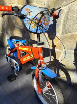 Bicicleta infantil Paw Patrol