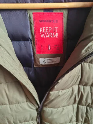 Abrigo Springfield Verde Talla L