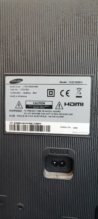 Monitor/ TV Samsung 22 Full HD T22C300