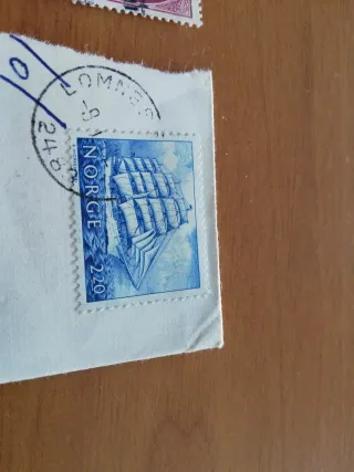 Sellos Noruega 5 Øre y 20 Øre