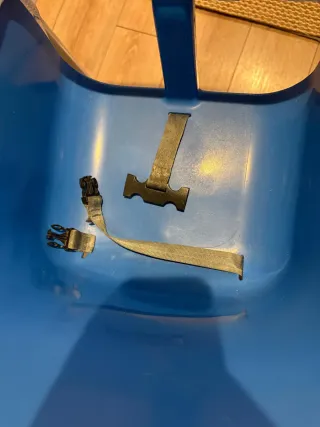 Trona azul para bebé