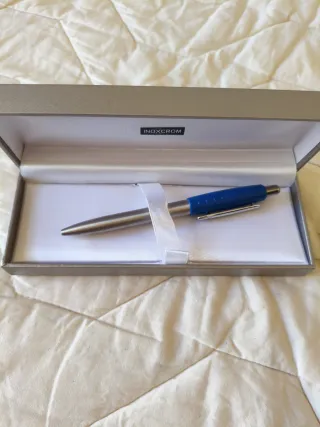 Bolígrafo Inoxcrom Azul