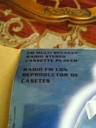 Radio CD Casete Portátil FM/AM