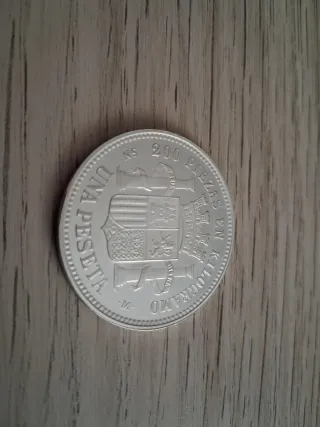 Moneda de Plata Gobierno Provisional 1869