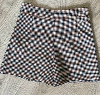 Falda pantalón cuadros nueva