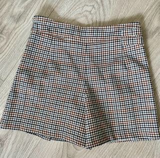 Falda pantalón cuadros nueva