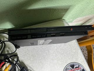 Ps2 Slim Negra + Juego Midnight Club 3