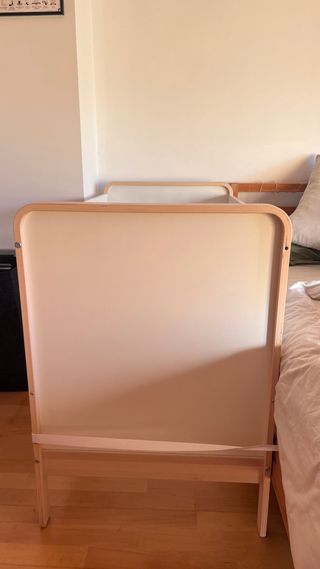 Cuna Bebé Ikea Alskvard Blanca y Madera