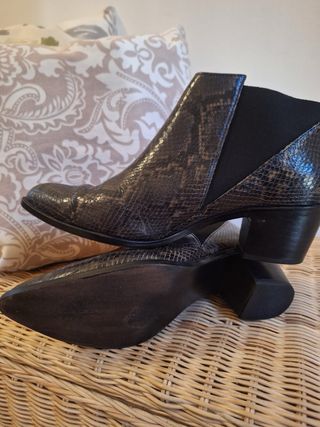 Botas de cuero auténtico