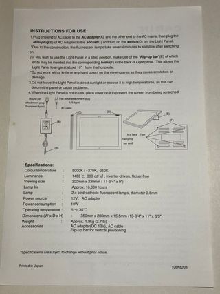 Panel de Luz CL-5000L