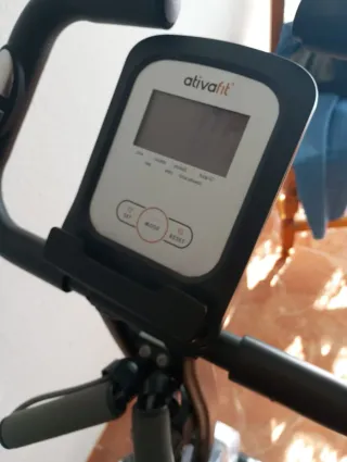 Bicicleta Estática Plegable Negra